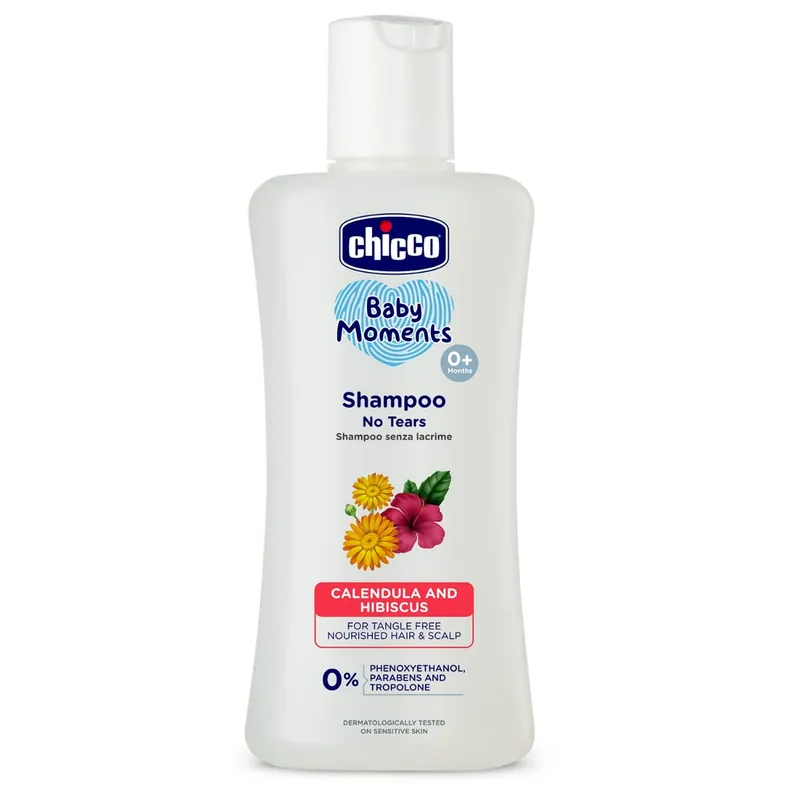 Chicco Baby Moments NO-Tears Shampoo Calendula and Hibiscus