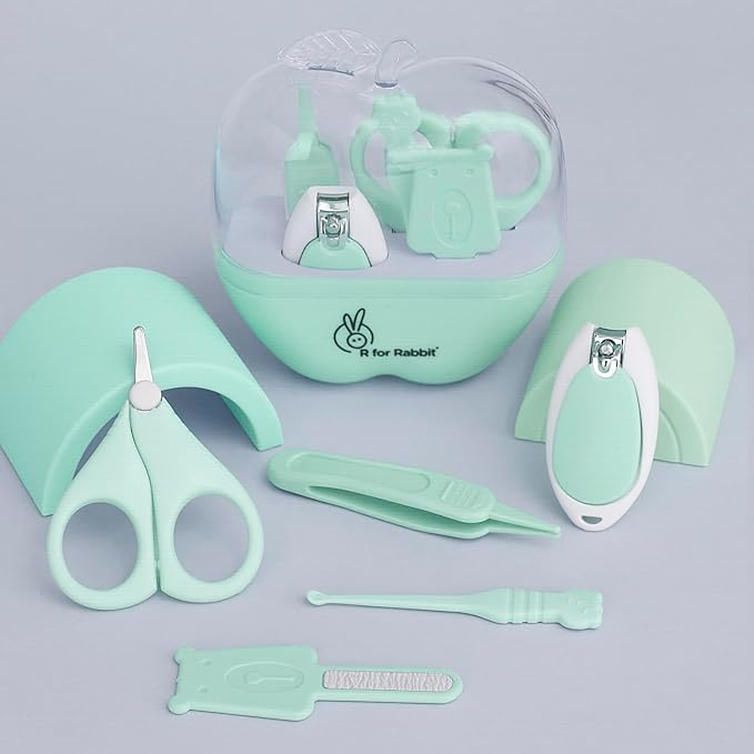 R for Rabbit Stylo Baby Grooming Box (Green) - 1 unit