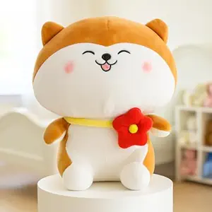 Babique Cat with Flower Plush Soft Toy - 1 pc