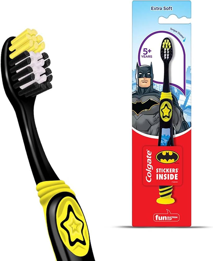 Colgate Batman Extra Soft Kids Toothbrush (5+ Years) - 1 pc