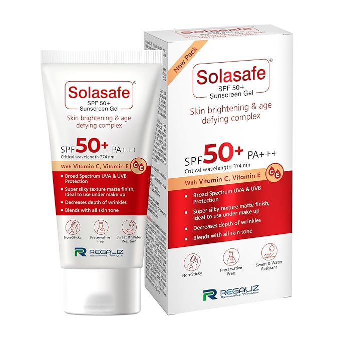 Regaliz Sunscreen SPF 50+ | Broad-Spectrum UVA & UVB Protection | Anti-Aging and Blue Light Protection | Suitable for All Skin Types