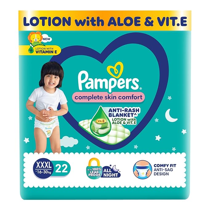 Pampers Complete Skin Comfort Baby Diaper - 22 pcs