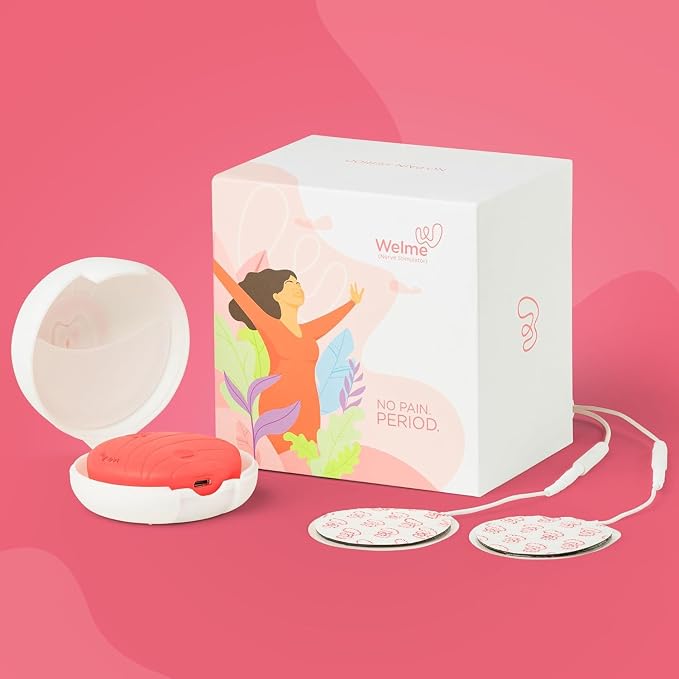 WELME Period Pain Relief Device Relief |Technology 3+ years usage Easy to Wear Clinically Tested Drug Free No Side Effects