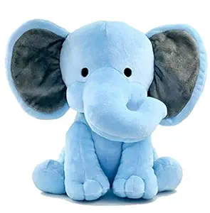 Babique Elephant Sitting Plush Soft Toy - 1 pc