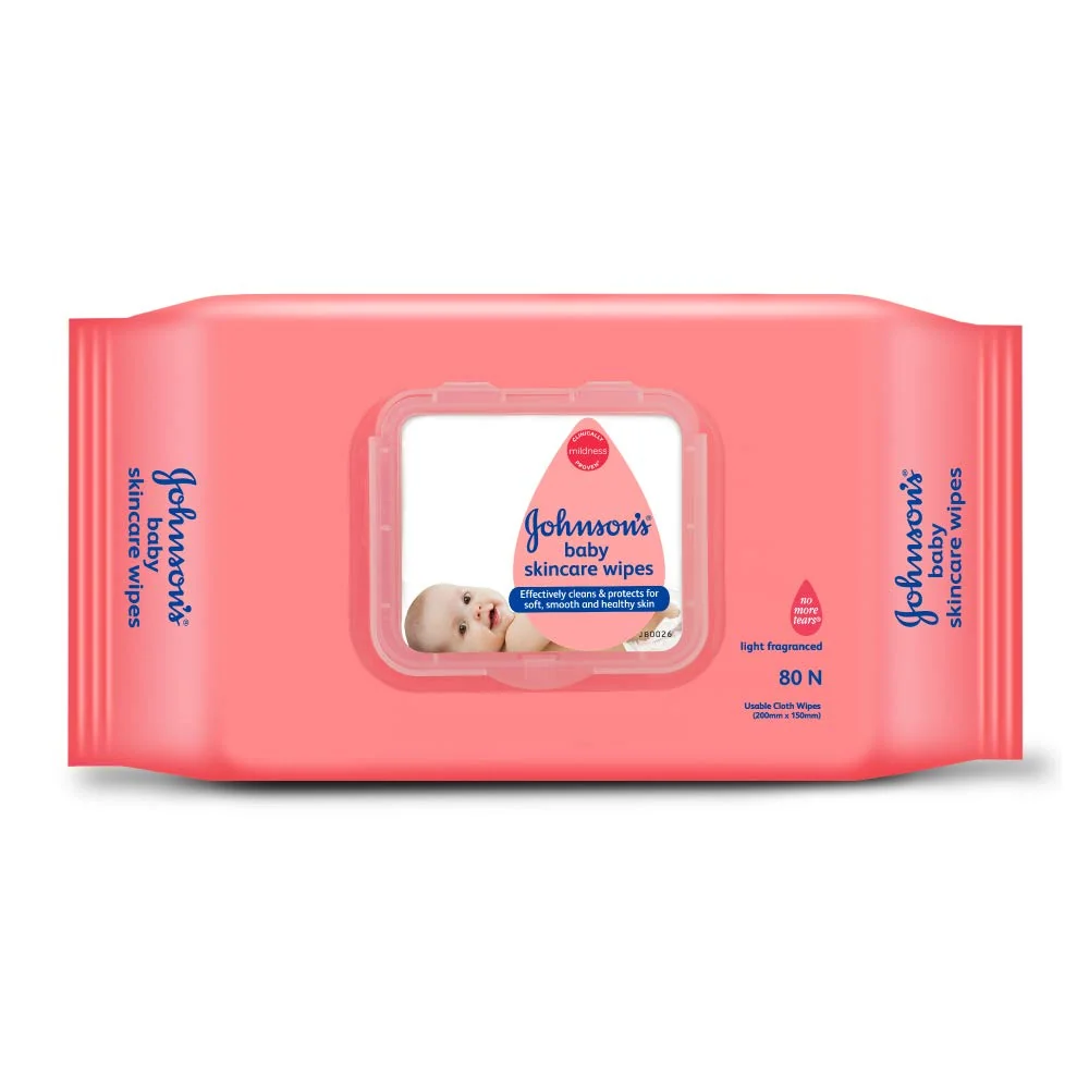 Johnson's Skincare Baby Wipes - 72 wipes