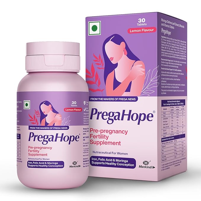 Prega Hope | Pre-Pregnancy Fertility Supplement (Pack of 30 Tabs)