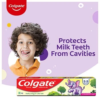 Colgate Kids Toothpaste ((2 - 5 years) - Strawberry Flavor) - 40 g
