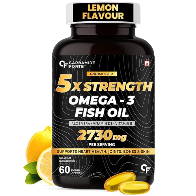 Carbamide Forte 5X Strength Omega 3 Fish Oil Capsules