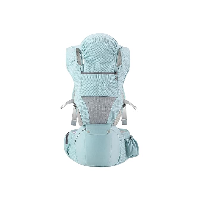 Meditive Baby Carrier with Detachable Hip Seat (Light Blue) - 1 unit