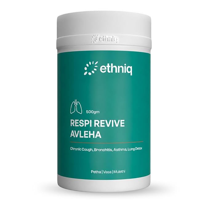 Ethniq Respi Revive Avaleha, Lung Detox, Cough & Respiratory Support, 500g