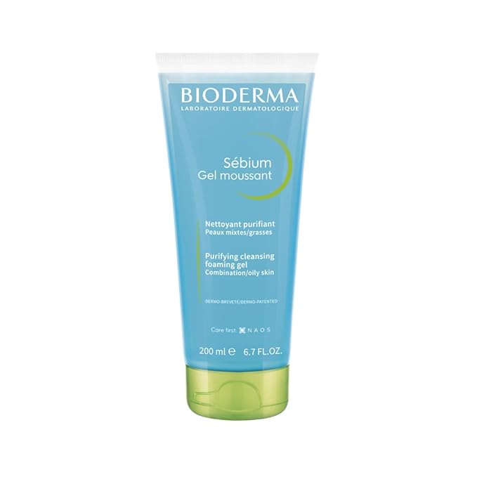 Bioderma Sebium Gel Moussant Purifying Cleansing Foaming GelTube 200 ml