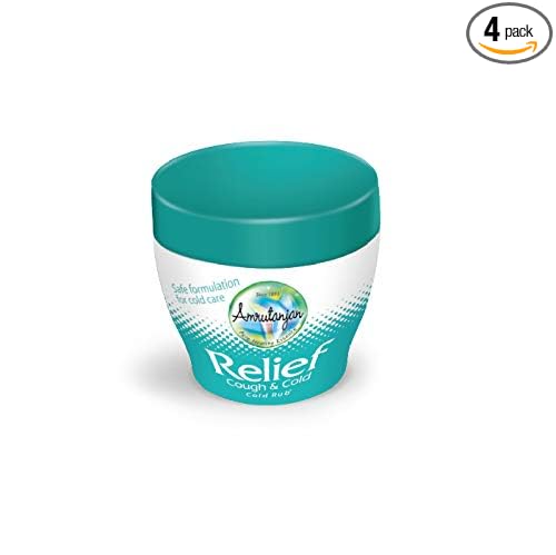 AMRUTANJAN RELIEF COUGH & COLD RUB 30 G - PACK OF 4