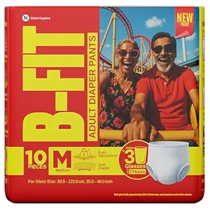 B-FIT Adult Diaper Pant Style (M, 25-48")