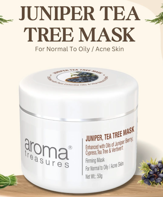 Aroma Treasures Juniper Tea Tree Mask (Oily / Acne Skin) 50g