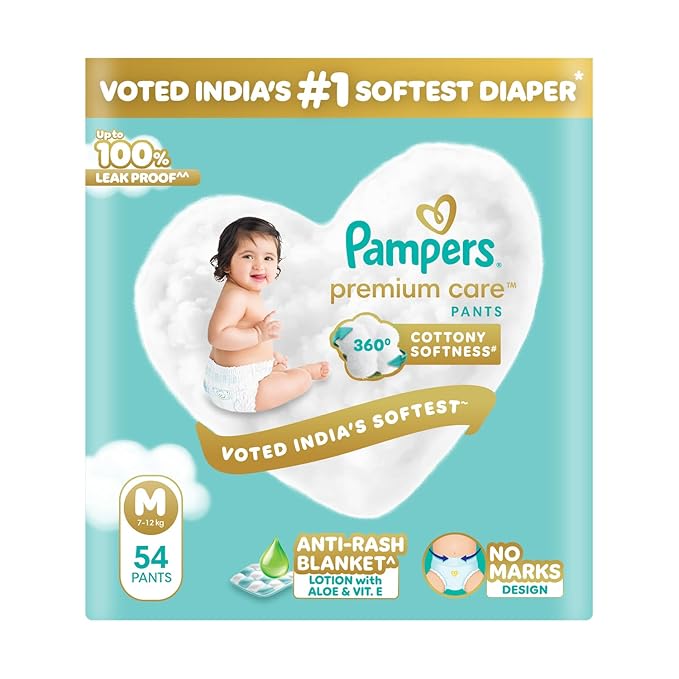 Pampers Premium Care Baby Diaper - 54 pcs