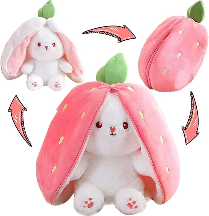 Babique Bunny Reversible Carrot Soft Toy - 1 pc