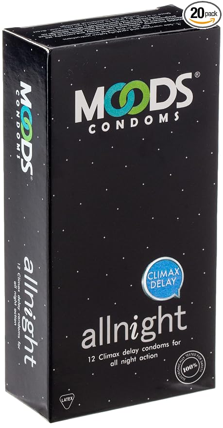 Moods Allnight Climax Delay Condoms 20