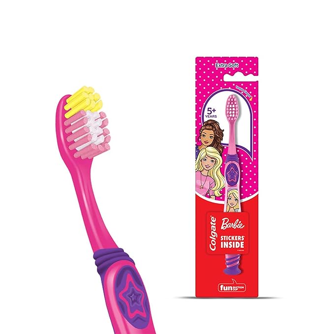 Colgate Barbie Extra Soft Kids Toothbrush (Ages 5+) - 1 pc