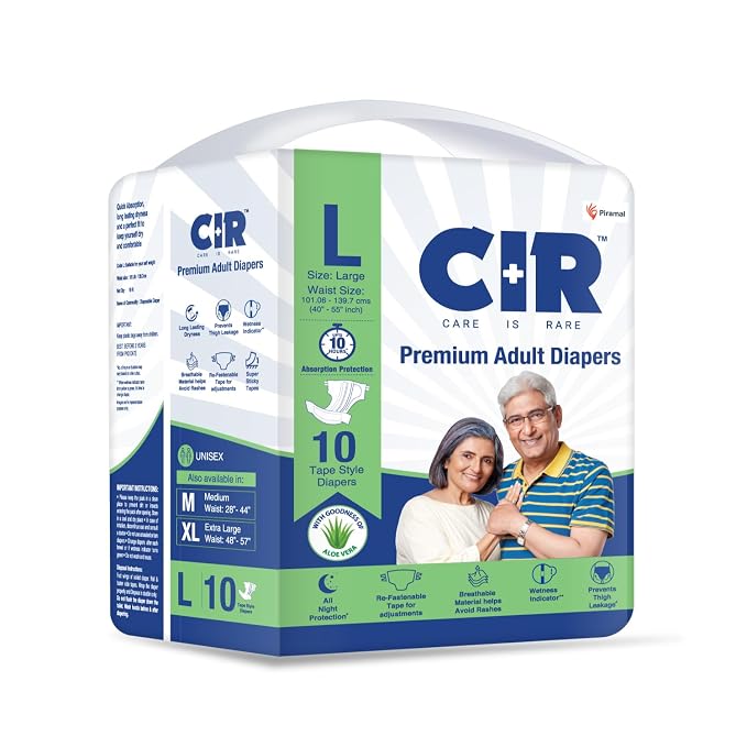 CIR Premium Adult Diaper Pants, L (35" - 47")