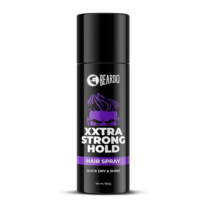 Beardo Xxtra Strong Hold Hair Spray, 150 ml/105 g