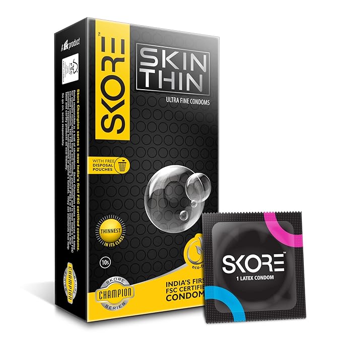 Skore Skin Thin Ultra Fine Condoms 10