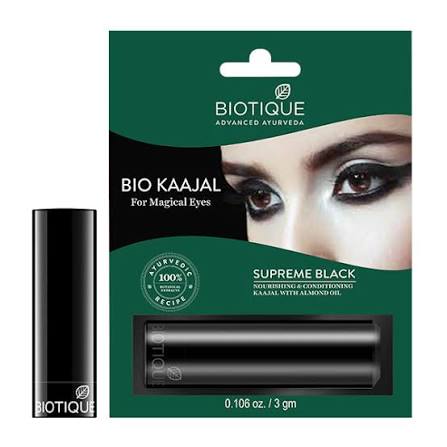 Biotique Bio Kaajal With Almond Oil Supreme Black