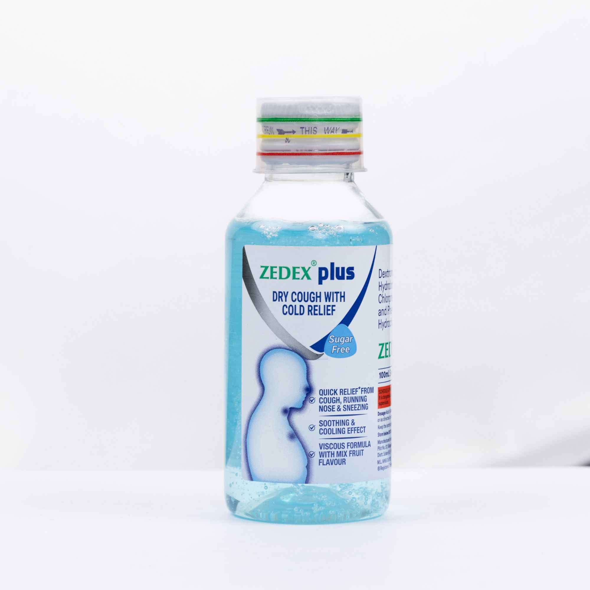 ZEDEX PLUS SUGAR FREE COLD RELIEF Syrup 100ml
