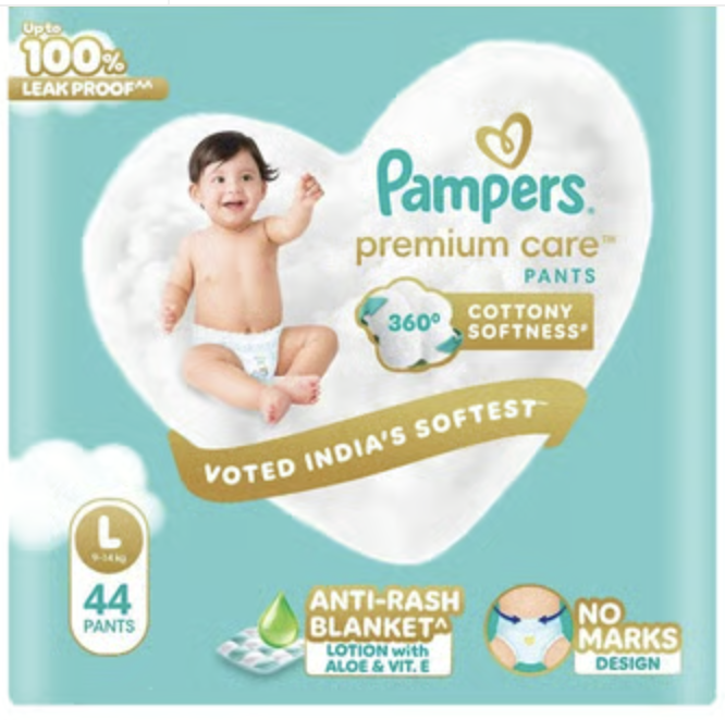 Pampers Premium Care Baby Diaper 44pc