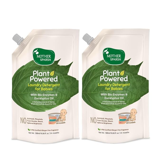 Mother Sparsh Plant Powered Baby Laundry Detergent Refill - 2 packs
