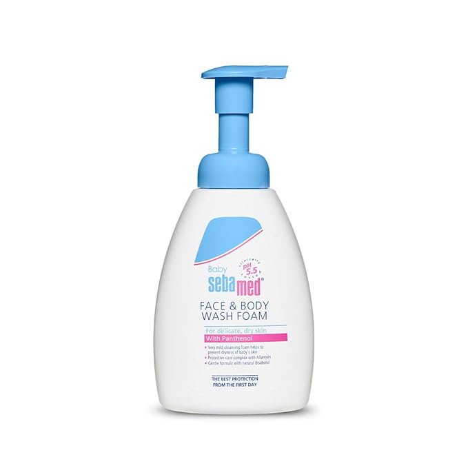 Sebamed Baby Face & Body Wash Foam|pH 5.5 400 ml