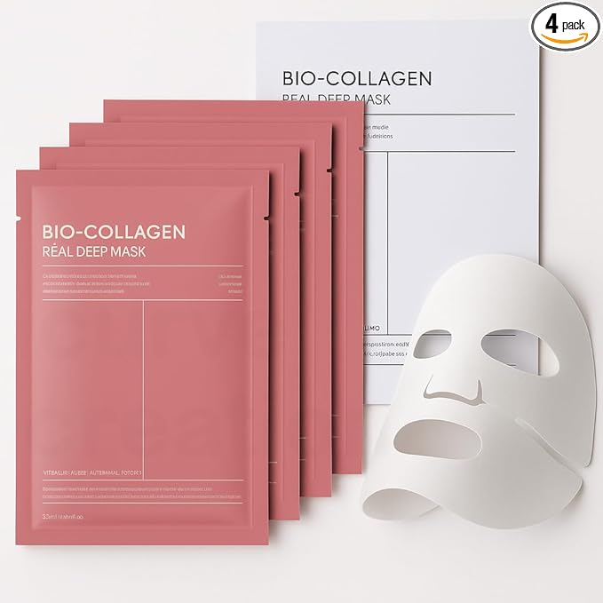 Bio Collagen Deep Collagen Night Mask Hydrating (Pack of 4)