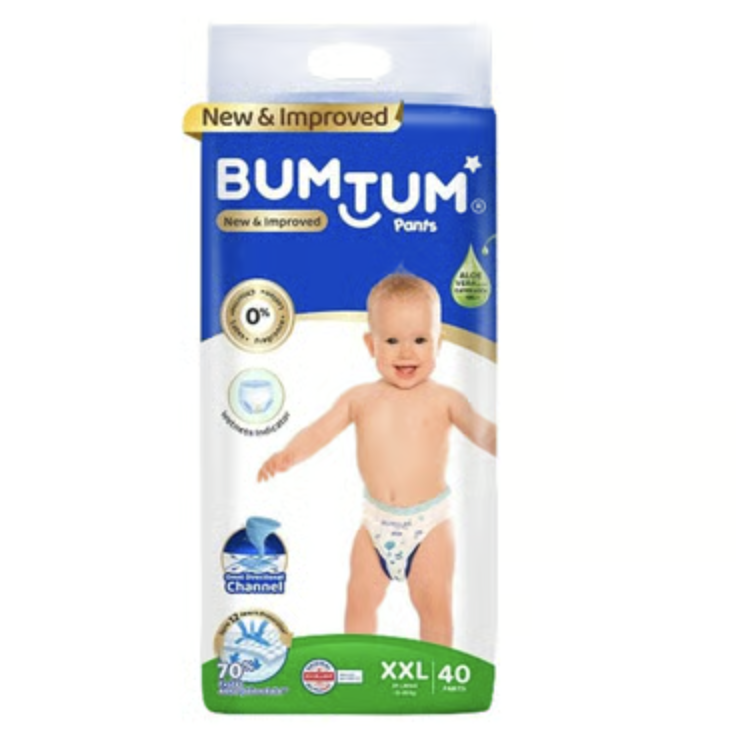 Bumtum Regular Baby Diaper XXL 40pc