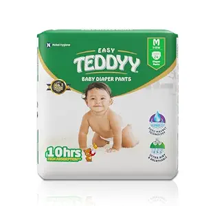 Teddyy Easy Super Absorbent Baby Diaper - 74 pcs