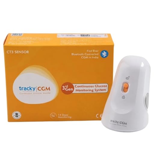 Tracky CGM Glucose Sensor - Continuous Glucose Monitor for Better Diabetes Management
