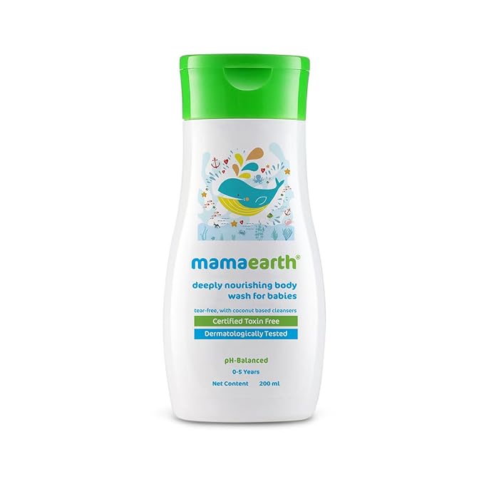 Mamaearth Deeply Nourishing Baby Wash - 200 ml