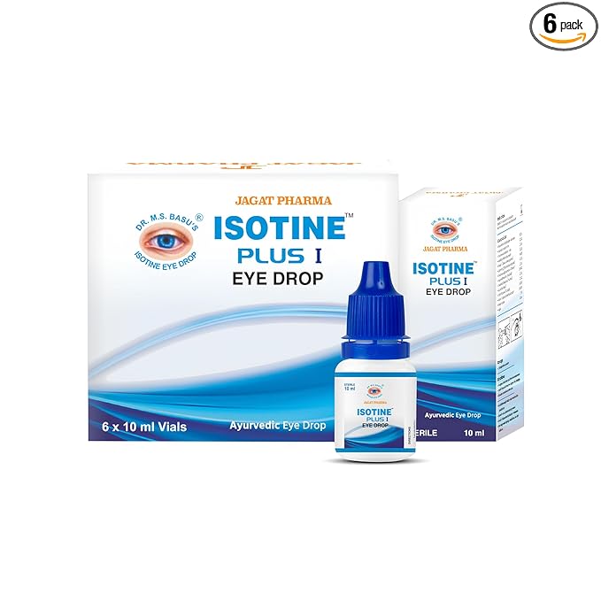 ISOTINE PLUS EYE DROP Jagat Pharma Isotine Plus for Serious Problems with goodness of Ayurvedic herbs