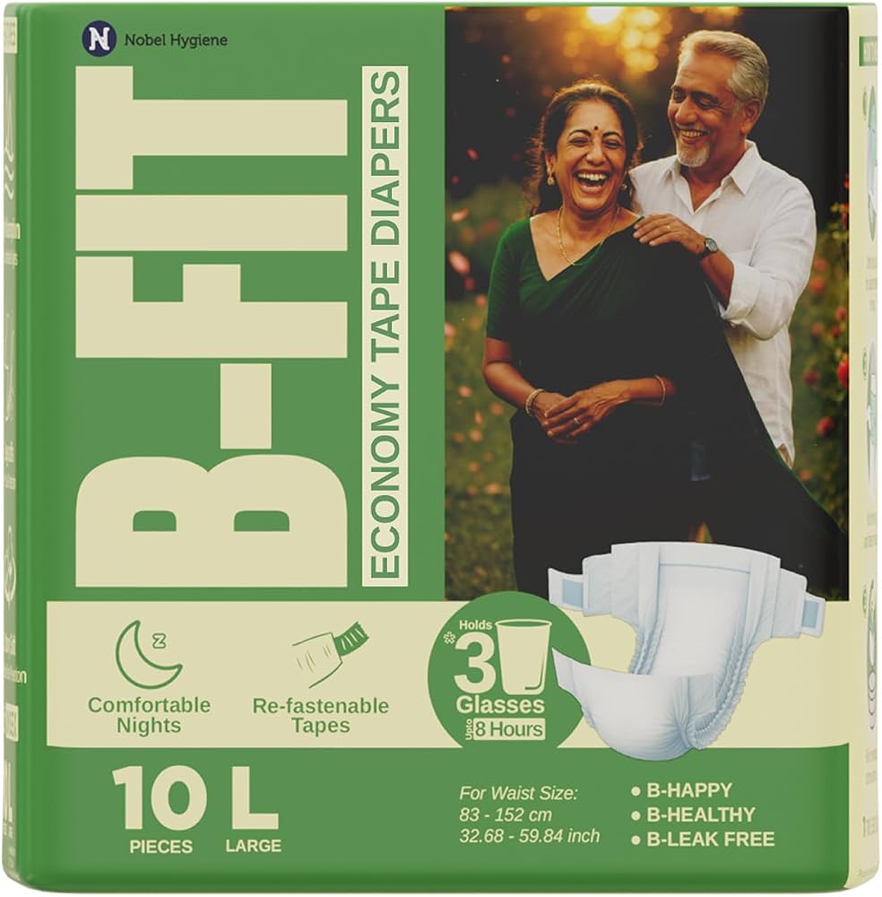 B-FIT Adult Diaper Tape Style (L, 33" - 60")