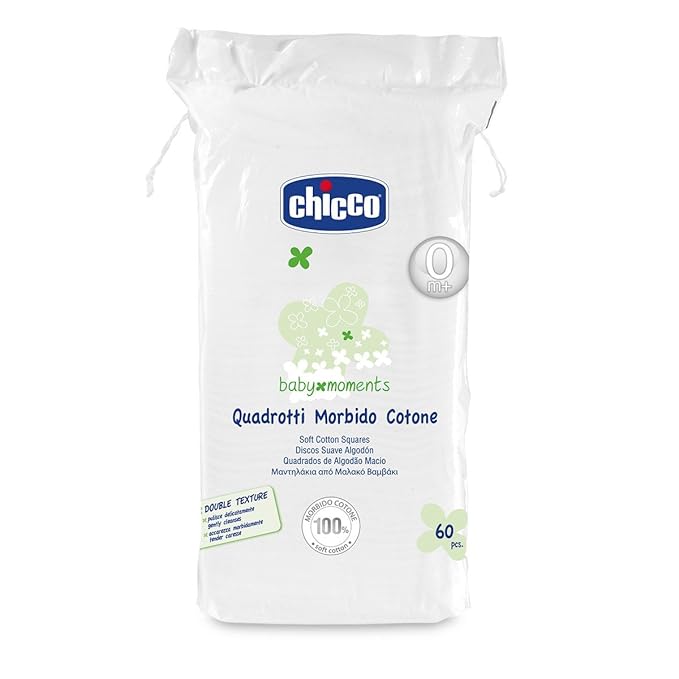 Chicco Baby Moments Soft Cotton Squares