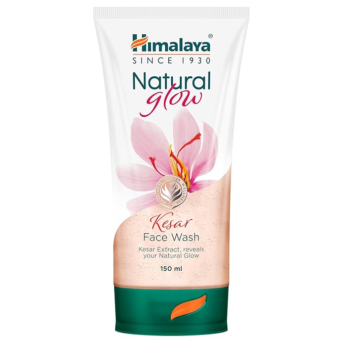 Himalaya Natural Glow Kesar Face Wash |Soothes and Refreshes Skin | Soap-Free For Men & Women | 150ml