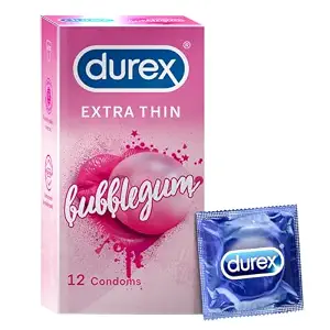 Durex Extra Thin Bubblegum Condoms 12