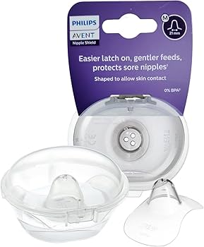 Philips Avent Nipple Shield (Medium, BPA Free) - 2 pcs