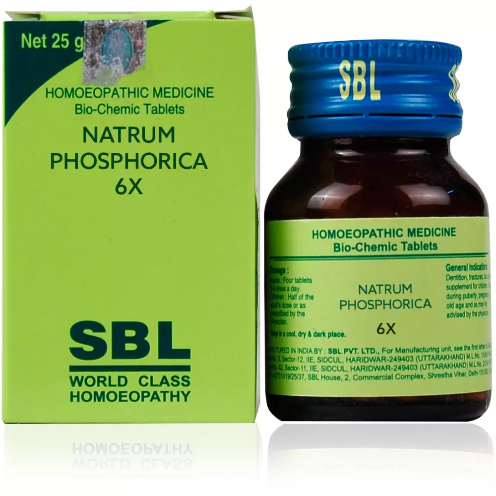 Sbl Natrum Phosphoricum 6X Biochemic Tablet 25Gm