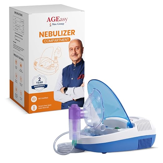 AGEasy (Max Group) Nebulizing Machine | Inhaler Machine with Storage Compartment