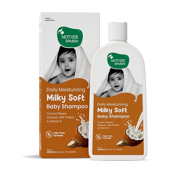Mother Sparsh Daily Moisturizing Baby Wash & Shampoo - 400 ml